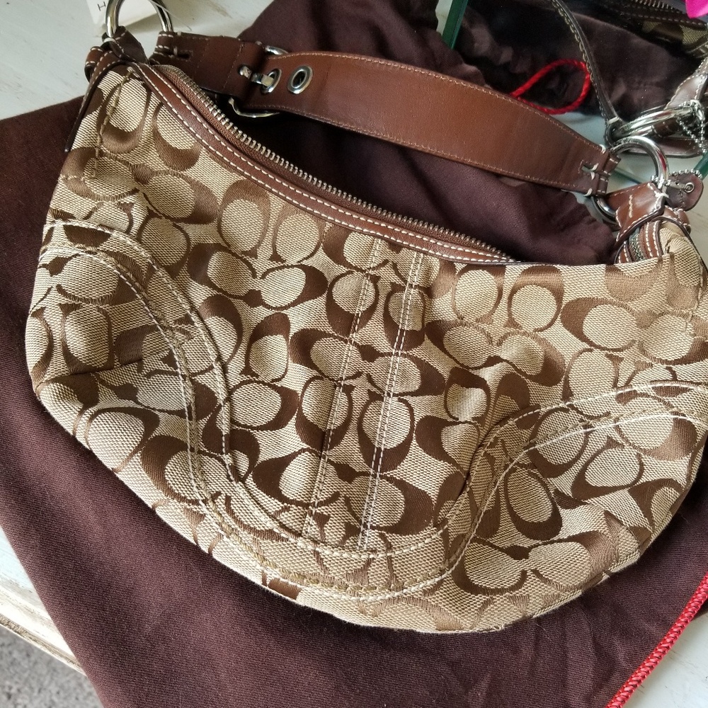 Coach Soh Sig small hobo handbag